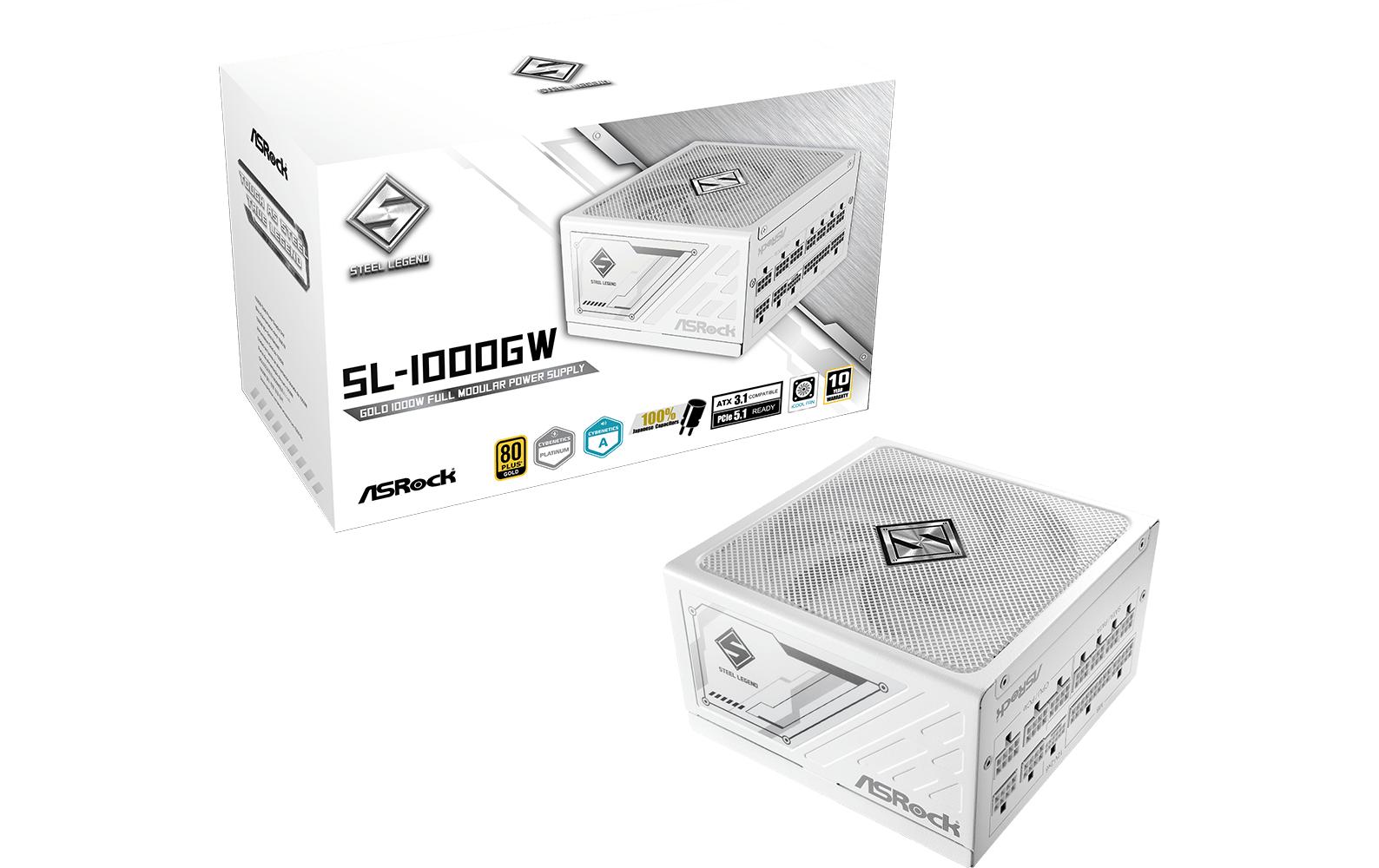 ASRock Netzteil Steel Legend SL-1000GW 1000 W, White