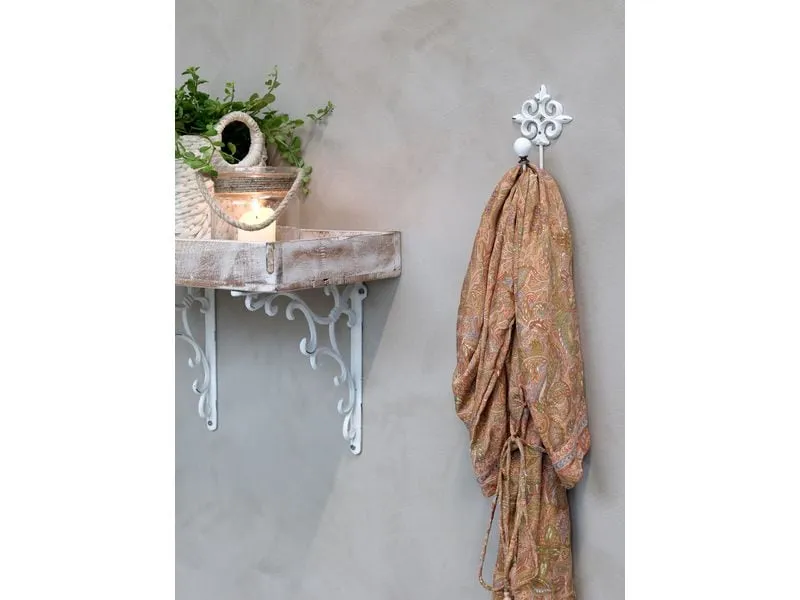 Chic Antique Wandhaken Antique 13 x 8.5 x 6 cm , Weiss