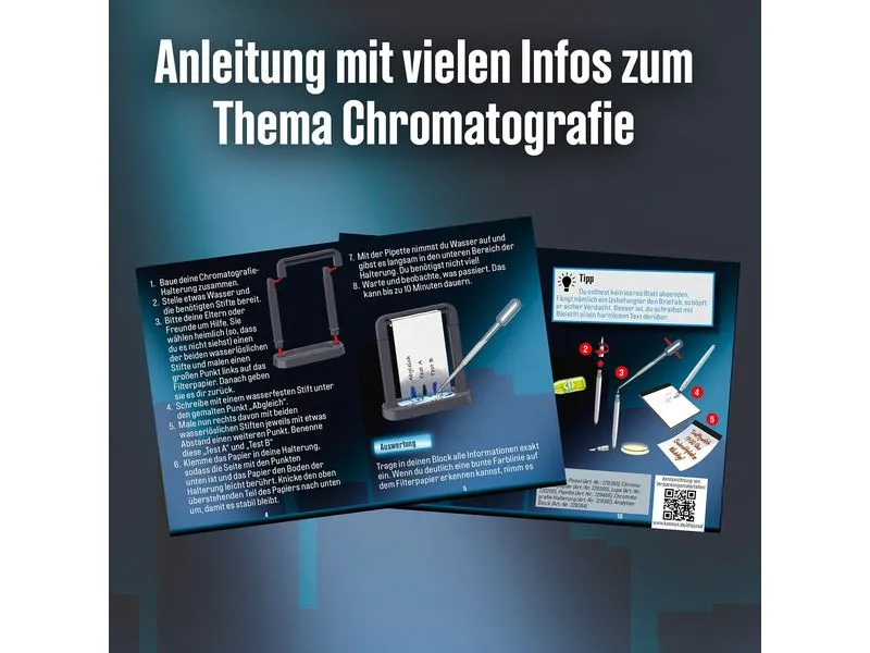 Kosmos Detektivausrüstung Die drei ??? Schrift-Labor (XL-Dose)