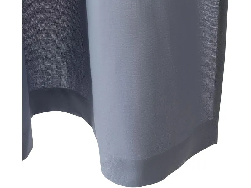 Urbanara Vorhang Solana, Graublau, 140 x 320 cm,