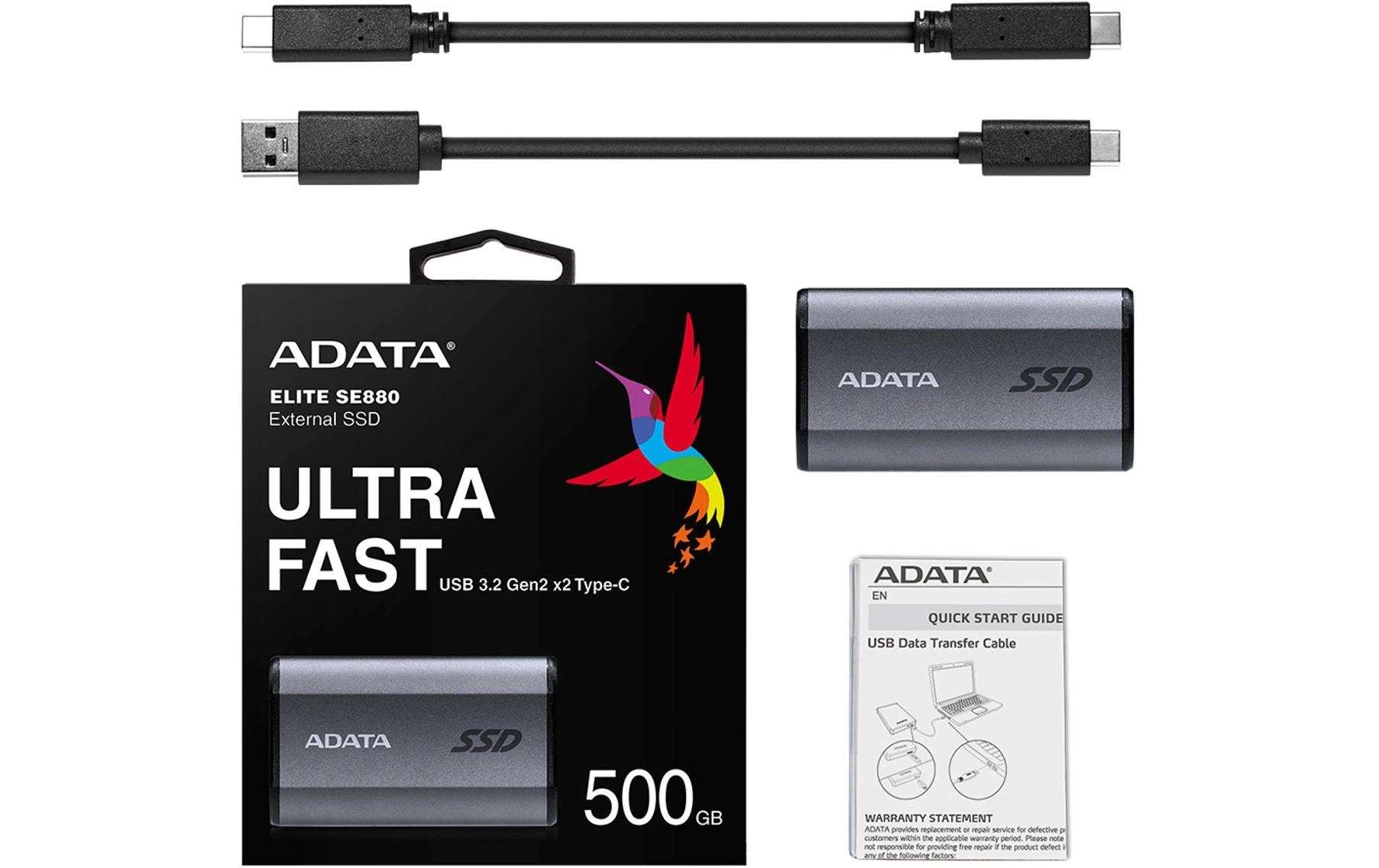 ADATA Externe SSD SE880 500 GB