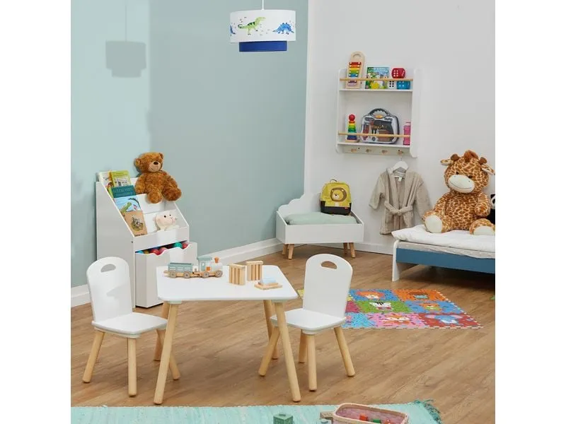 relaxdays Kindersitzgruppe MDF / Kiefern, 3-teilig relaxdays Kindersitzgruppe MDF / Kiefern, 3-teilig