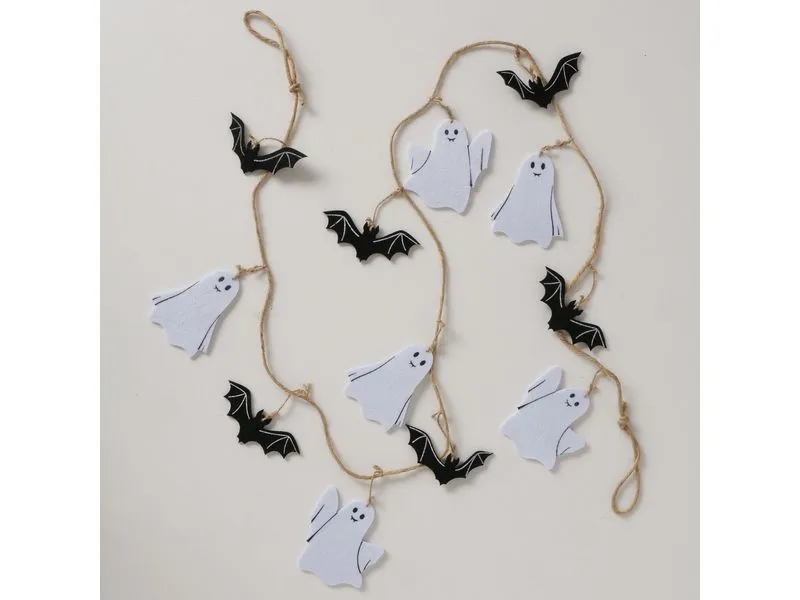 Boltze Girlande Ghostie 160 x 10.5 cm