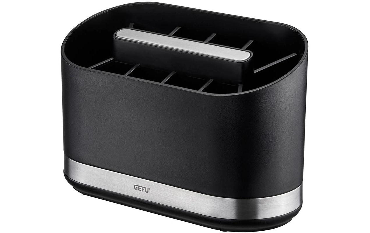 GEFU Küchenutensilienhalter Smartline Schwarz/Silber