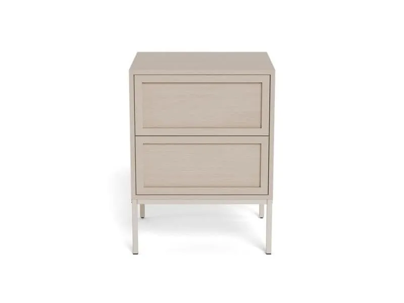 AC Design Nachttisch Palmdale Grau, 45.6 x 40 x 61 cm AC Design Nachttisch Palmdale Grau, 45.6 x 40 x 61 cm