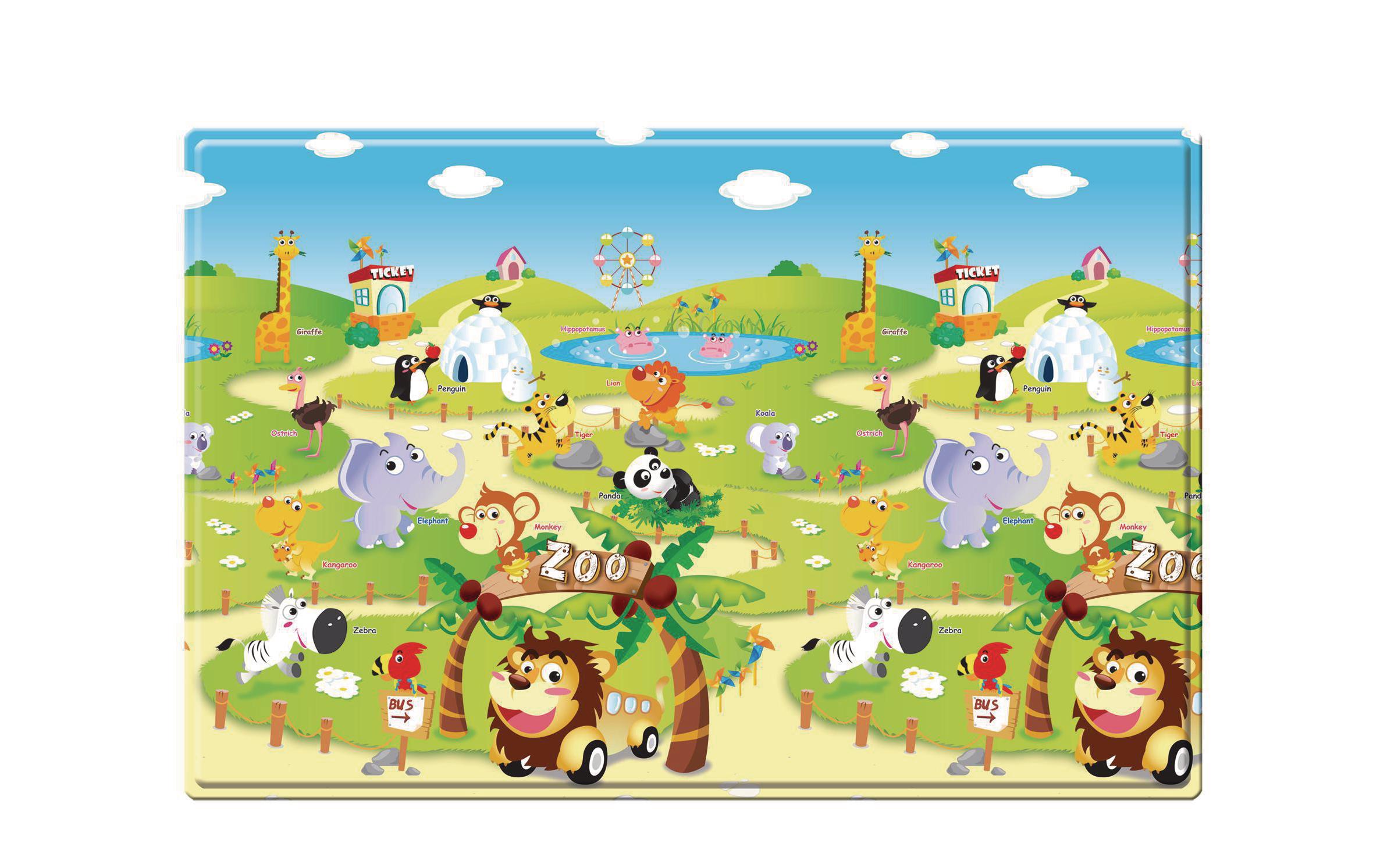Dwinguler Spielmatte Zoo, 190 x 130 cm Dwinguler Spielmatte Zoo, 190 x 130 cm