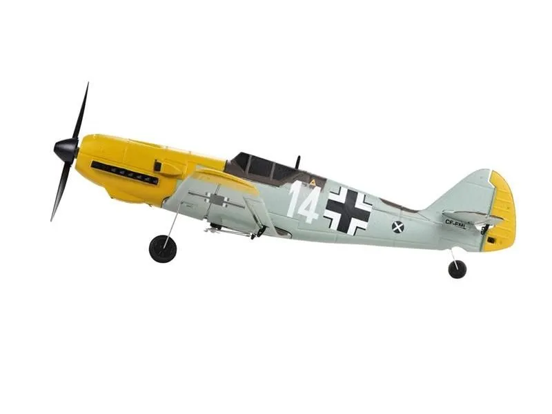TOP-RC Warbird Mini BF-109 450 mm, Gelb, RTF TOP-RC Warbird Mini BF-109 450 mm, Gelb, RTF