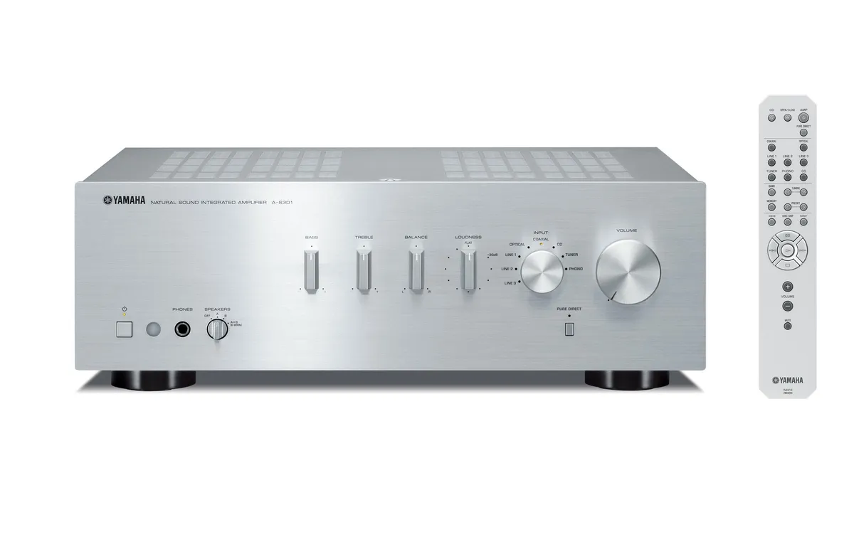 Yamaha Stereo-Verstärker A-S301 Silber