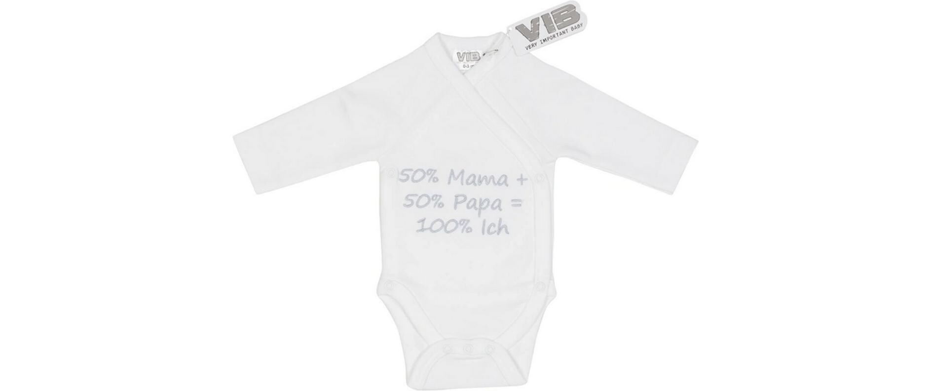 Very Important Baby Body 50% Mama + 50% Papa = 100% Ich weiss Weiss