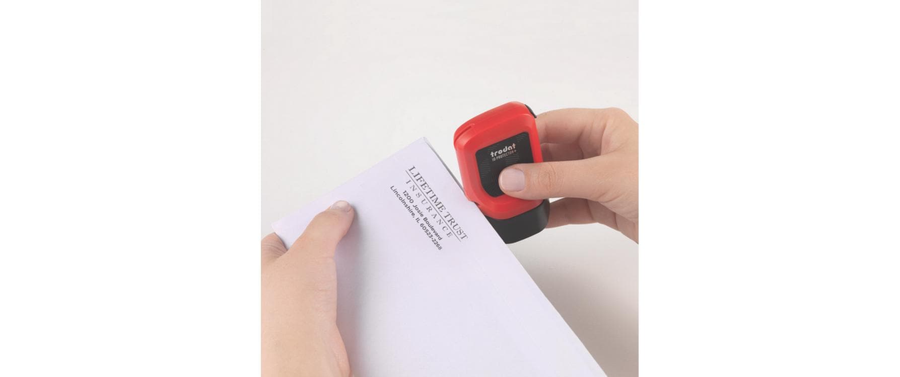 Trodat Stempel ID Protector Rot / Schwarz