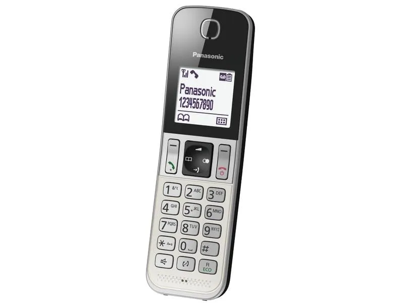 Panasonic Schnurlostelefon KX-TGD320SLW Schwarz/Silber Panasonic Schnurlostelefon KX-TGD320SLW Schwarz/Silber