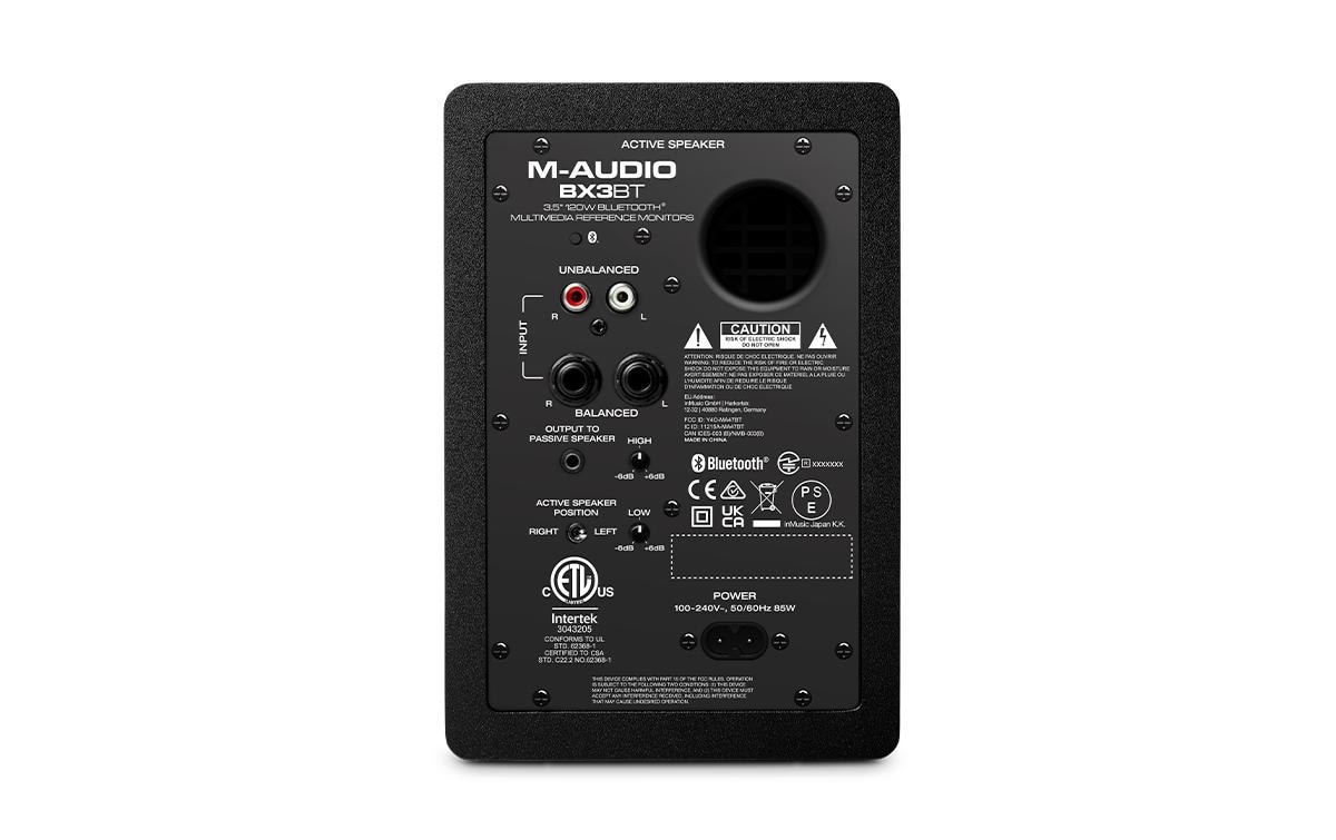 M-Audio Studiomonitore BX3BT Schwarz
