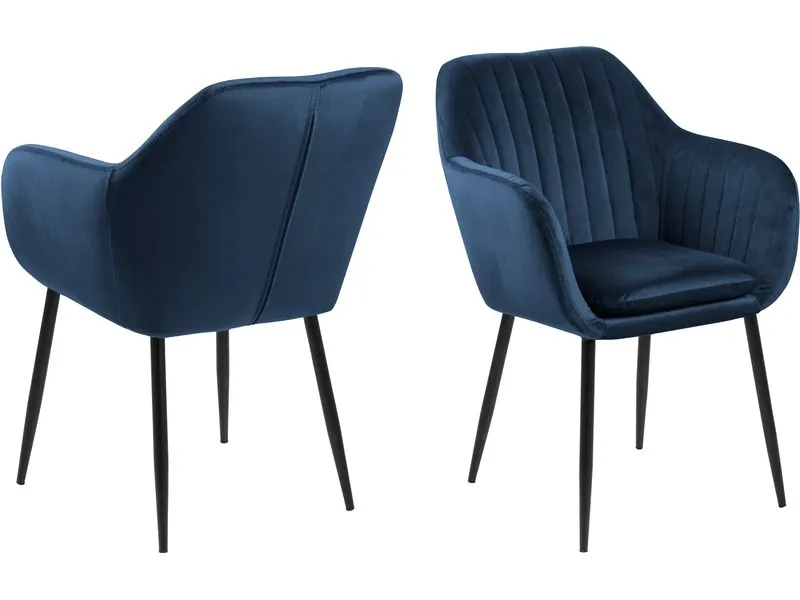 AC Design Stuhl Emilia Dunkelblau