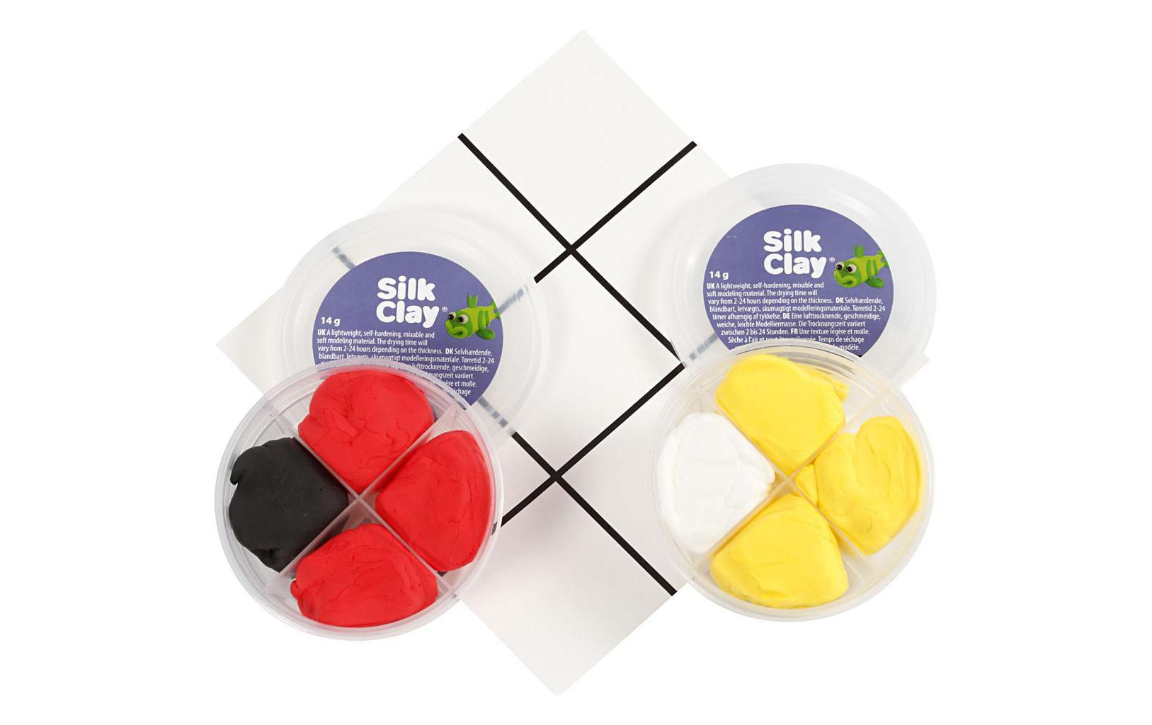 Creativ Company Modellier-Set Tic Tac Toe Modellieren, 1 Set