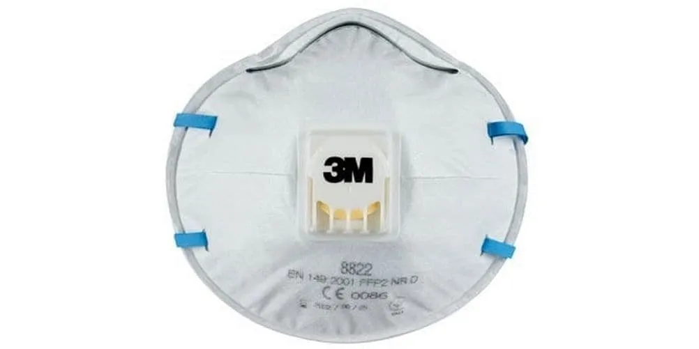 3M Atemschutzmaske Cool Flow 8822 mit Ventil, 5er-Packung 3M Atemschutzmaske Cool Flow 8822 mit Ventil, 5er-Packung