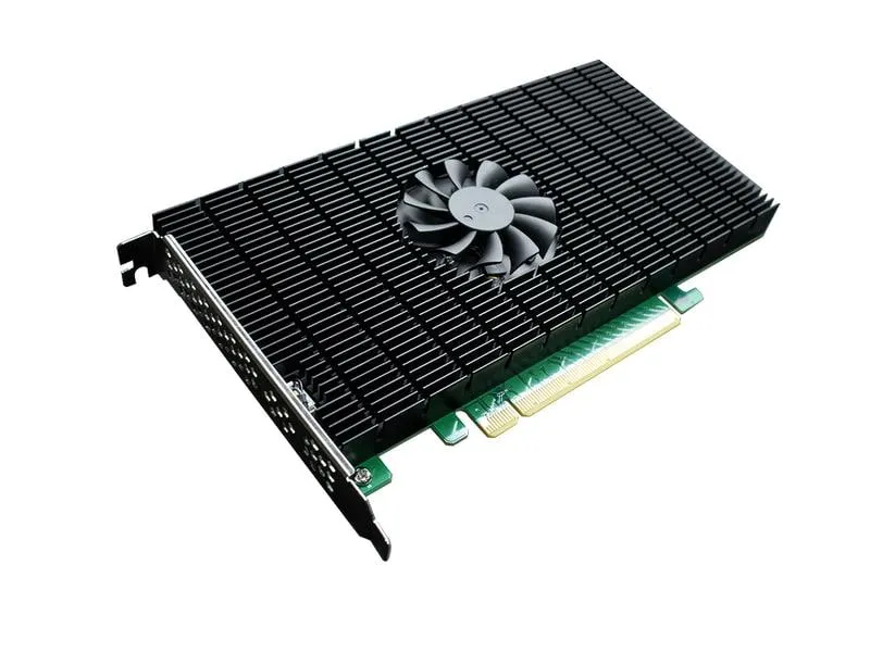 Highpoint RAID-Controller SSD7105 PCI-Ex16v3 - 4x M.2 NVMe, bootfähig