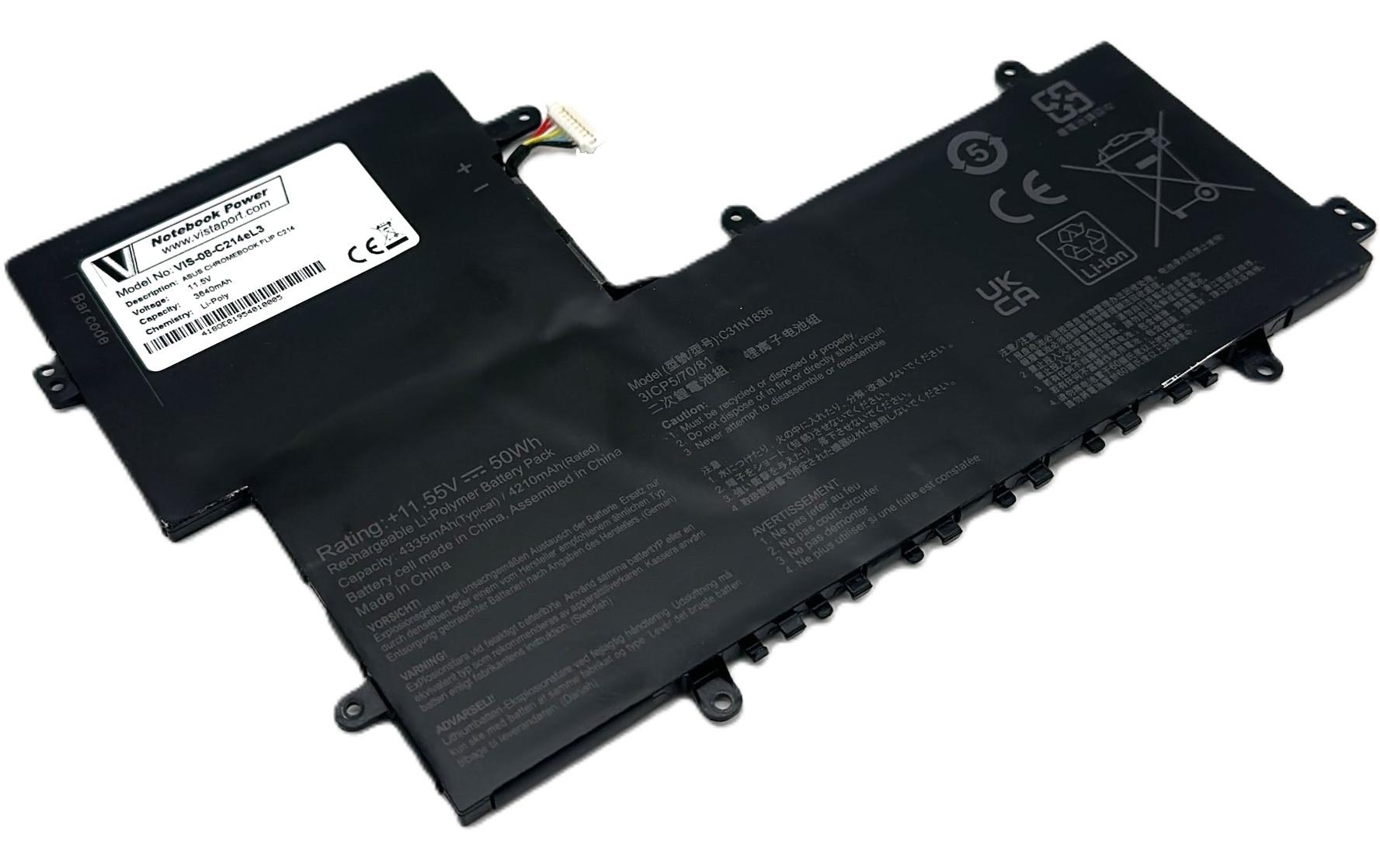 Vistaport Akku für Asus Chromebook (Flip) Vistaport Akku für Asus Chromebook (Flip)