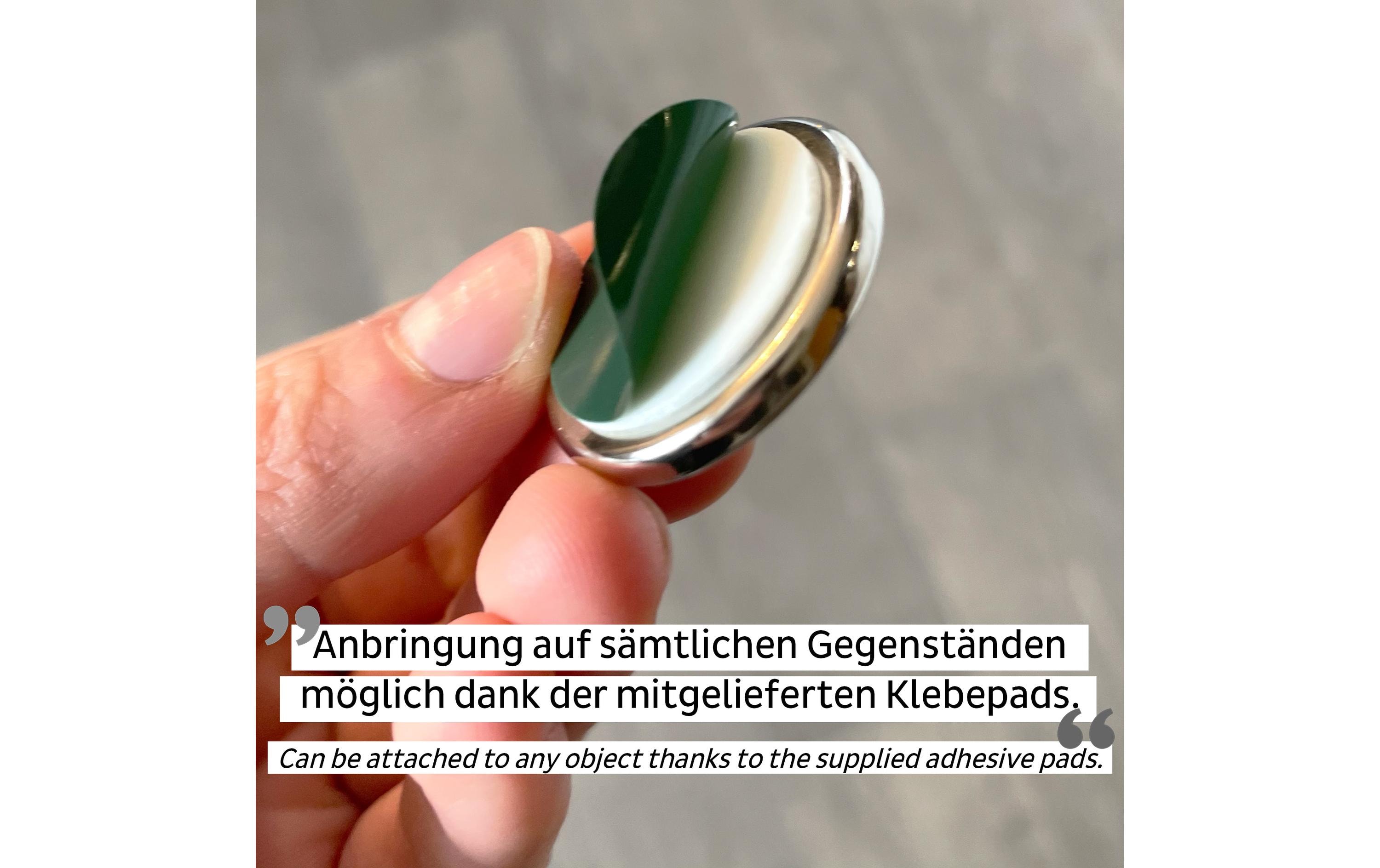 Silwy Power-Magnete 8 Stück, Silber