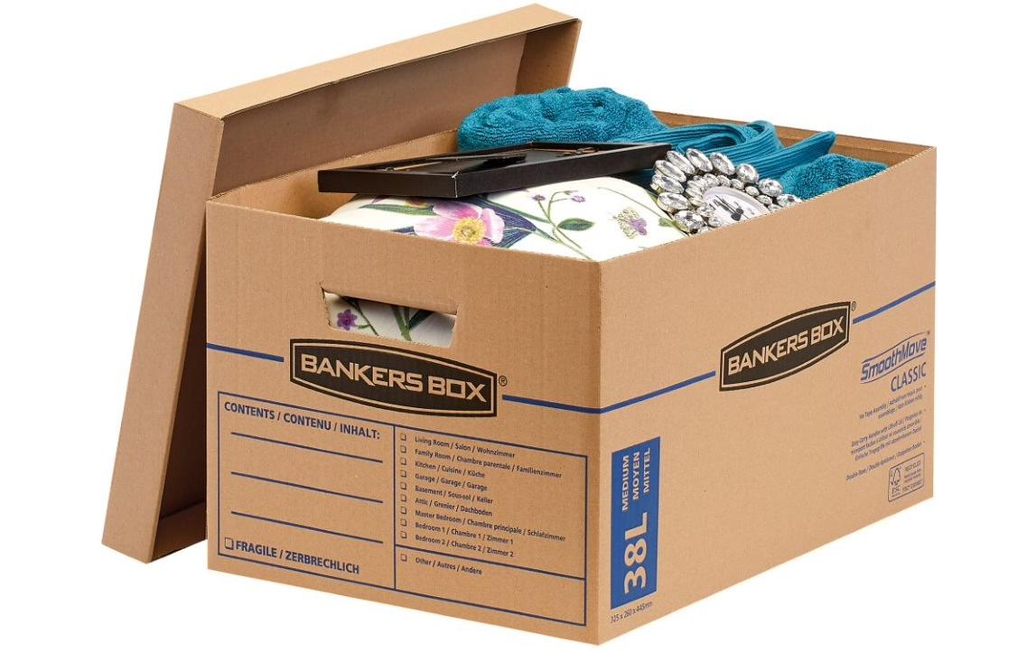 Fellowes Archivschachtel Smoothmove Classic Braun