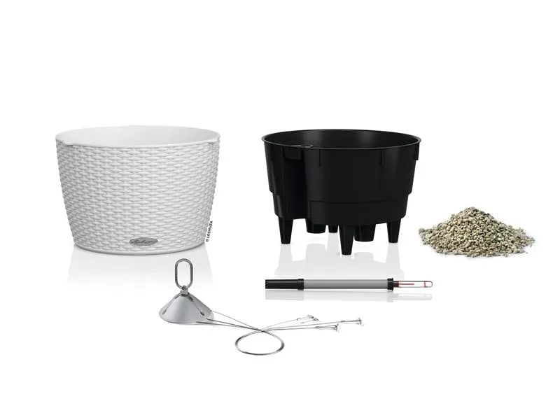 Lechuza Blumentopf Nido Cottage 35, Weiss