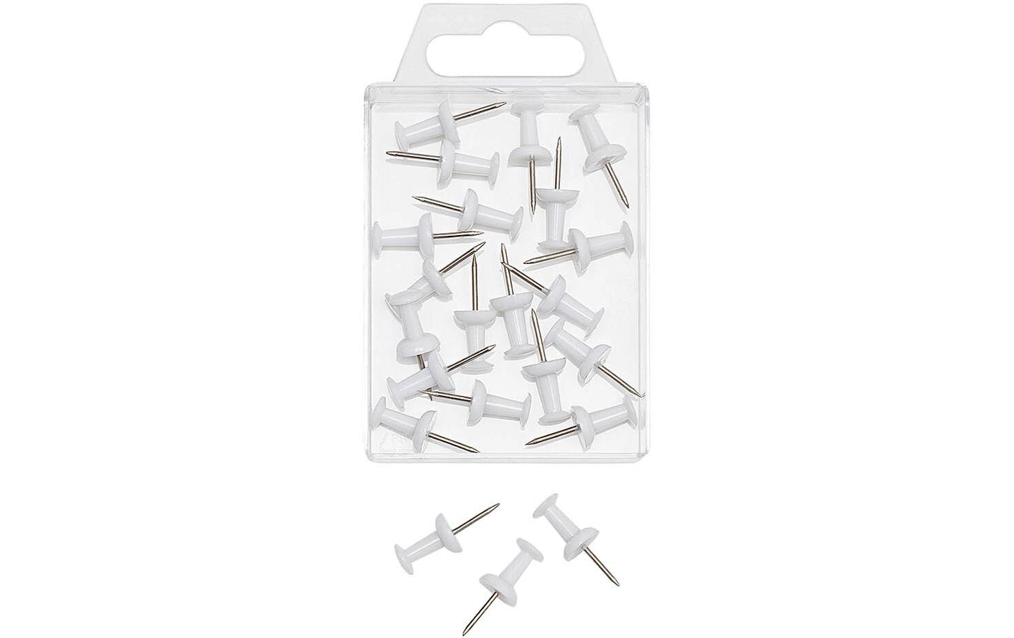 WEDO Reissnägel 9 mm Weiss, 20 Stück