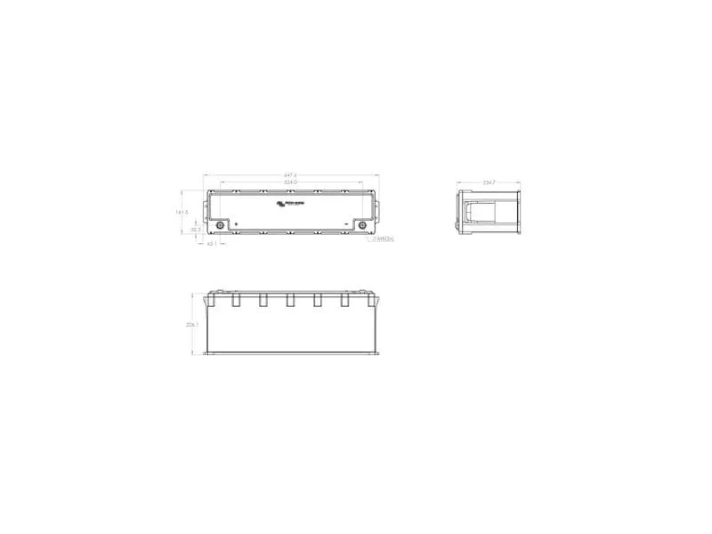 Victron Batterie LiFePO4 1.2 V/100 Ah NG 235 x 648 x 162 mm