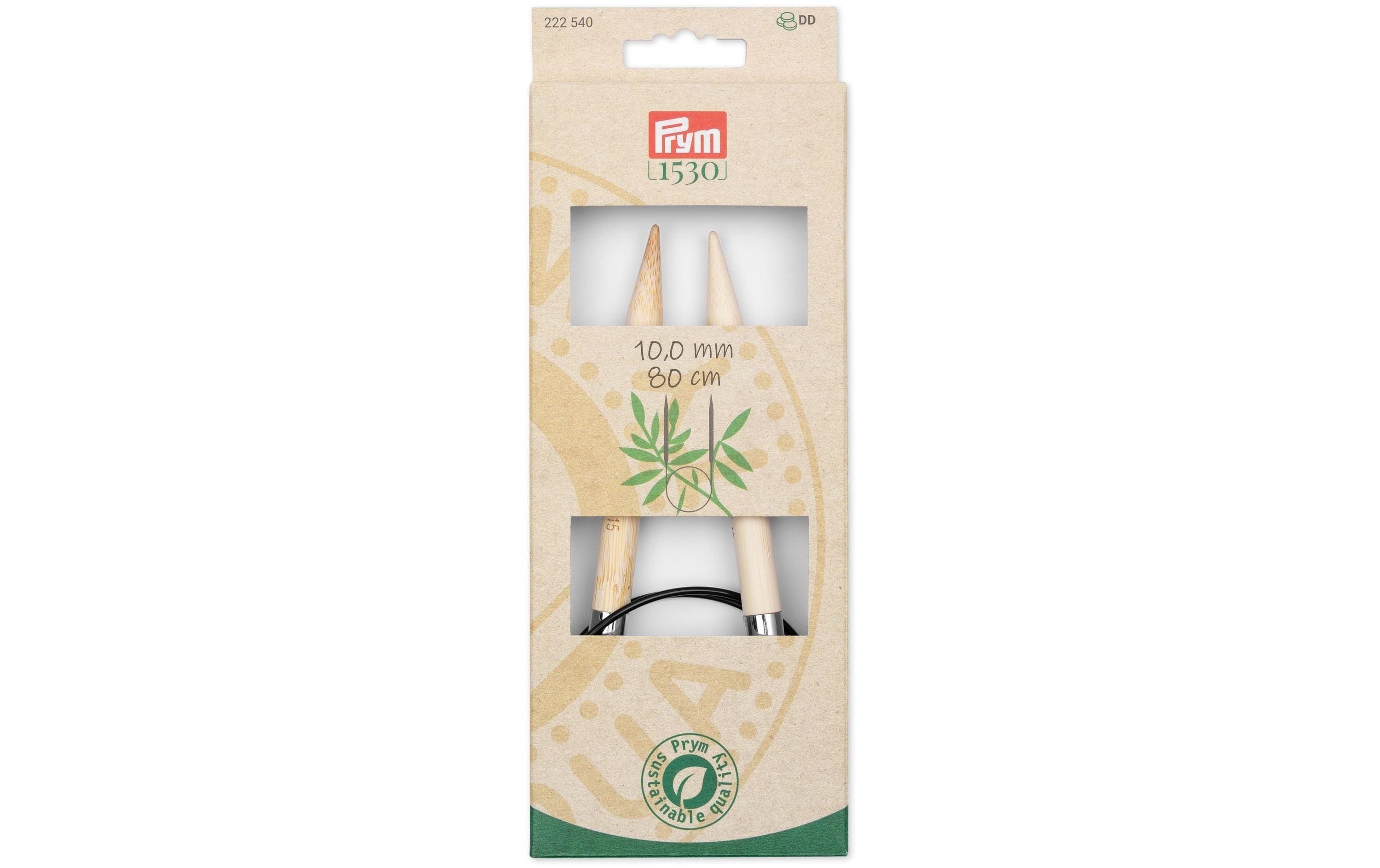 Prym Rundstricknadel Bambus 10.00 mm, 80 cm