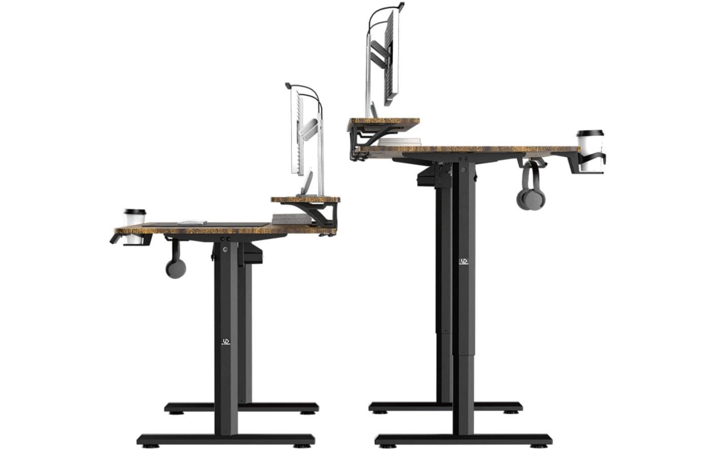 Ultradesk Gaming Tisch Higlander XXL Braun
