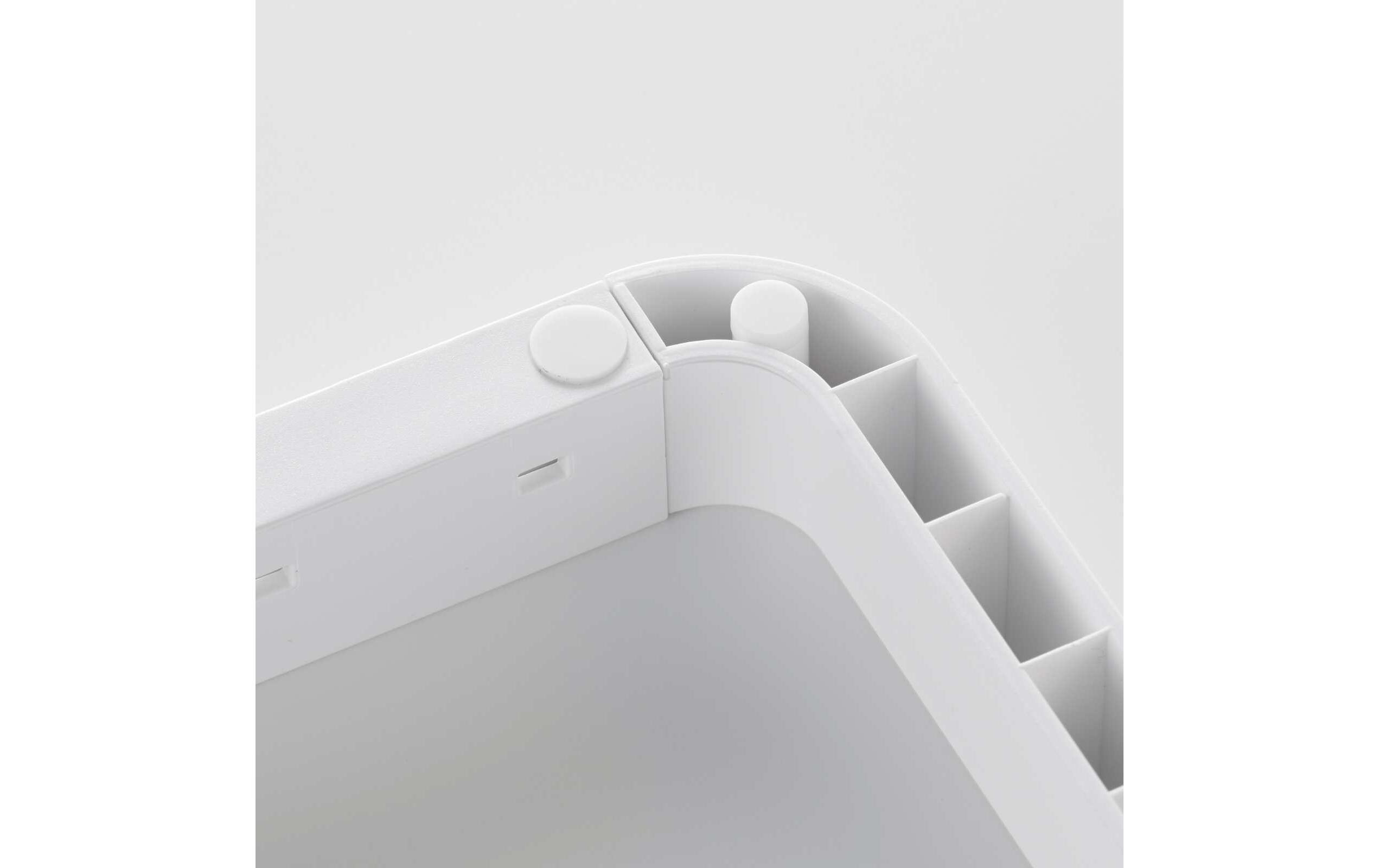 Yamazaki Deckel- und Pfannenhalter Tower Weiss