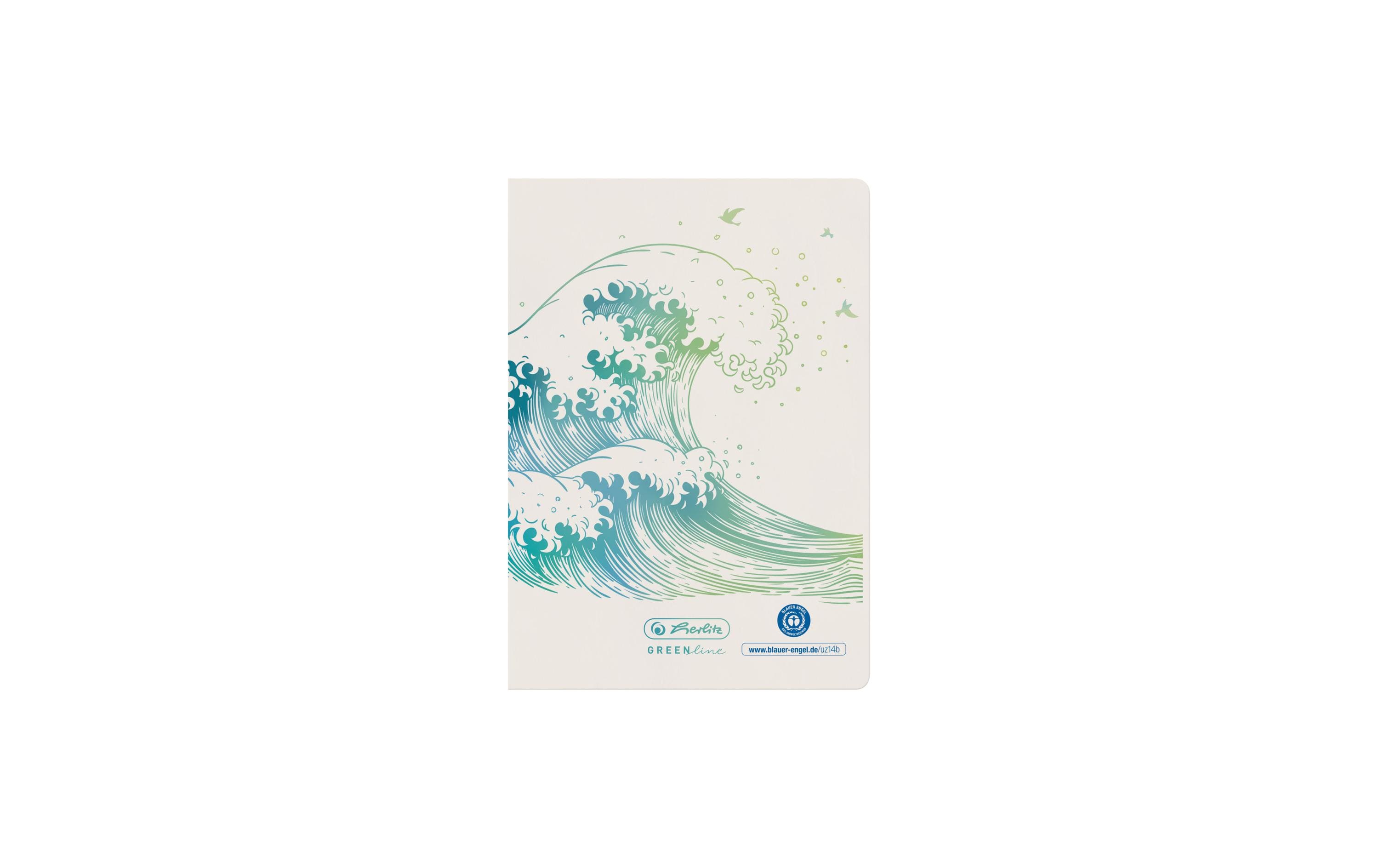 Herlitz GREENline A6, Liniert, Welle Herlitz GREENline A6, Liniert, Welle