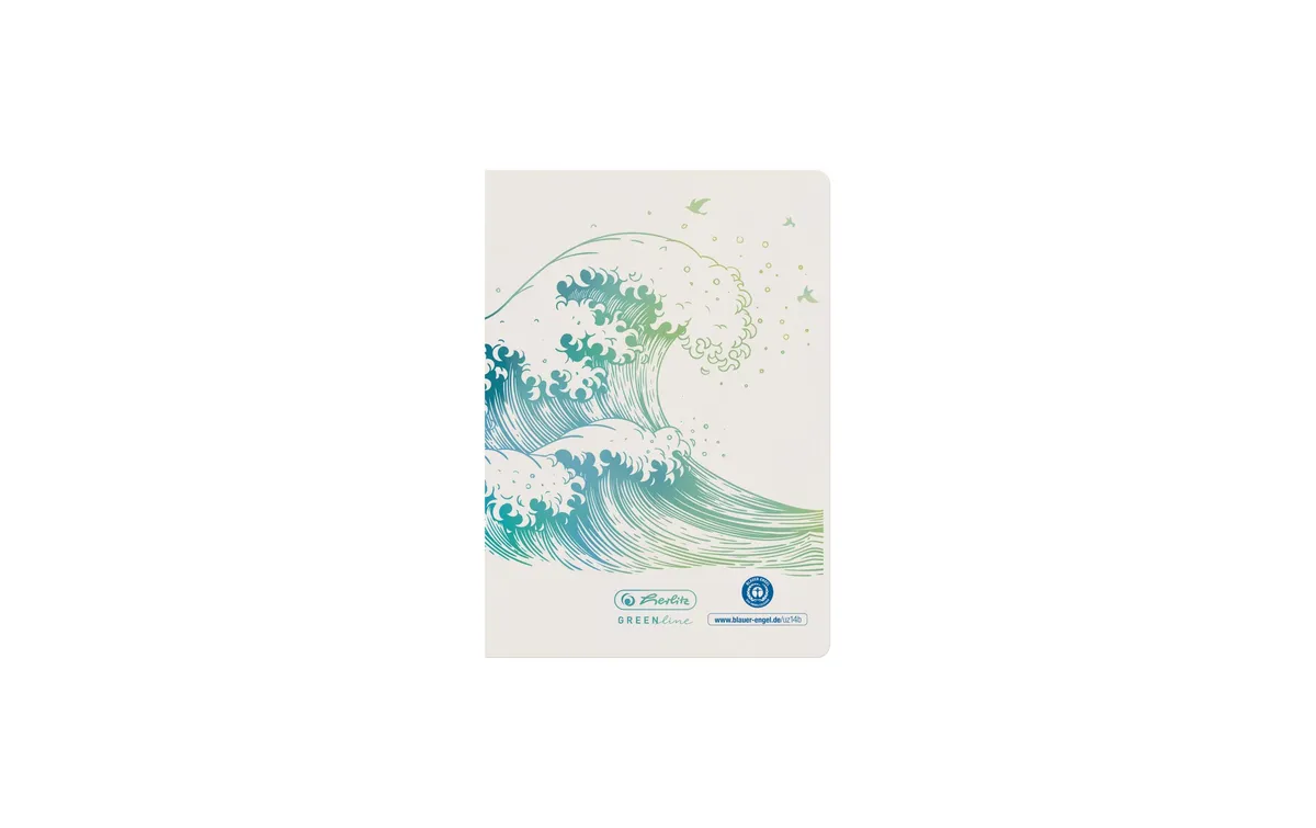 Herlitz GREENline A6, Liniert, Welle Herlitz GREENline A6, Liniert, Welle