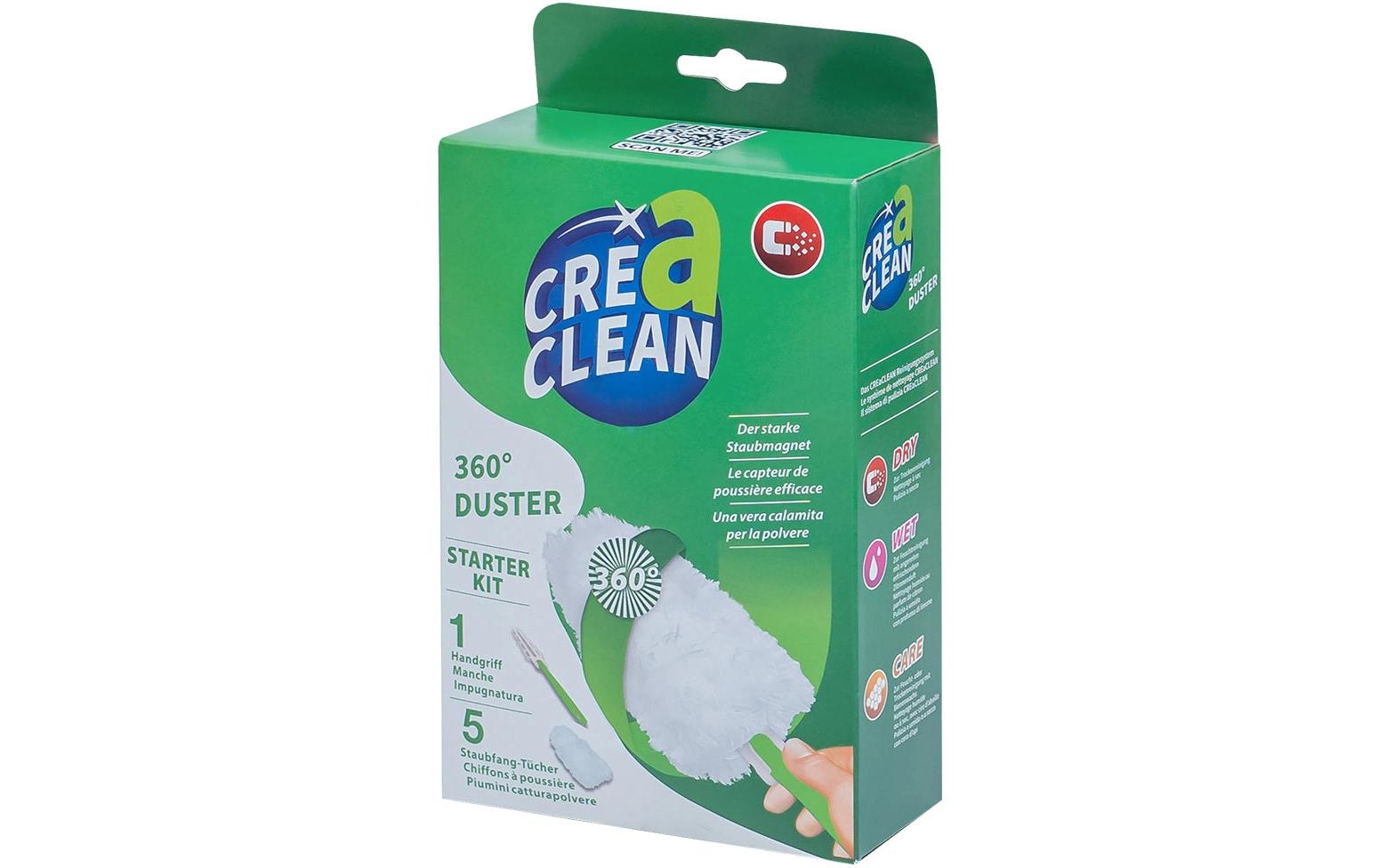 CreaClean Staubmagnet Starter Kit 360° Grün/Weiss