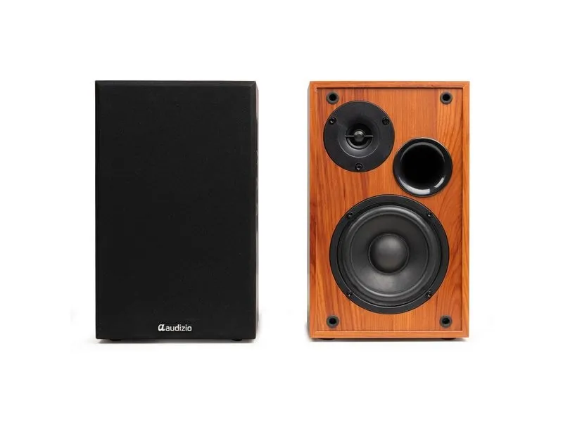 Audizio Regallautsprecher KS02 80W, BT, holzfarben Braun Audizio Regallautsprecher KS02 80W, BT, holzfarben Braun