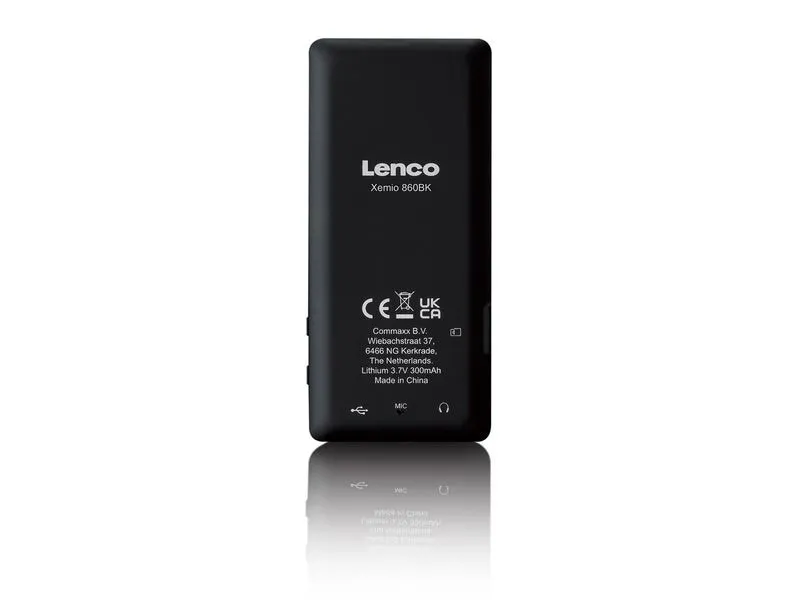 Lenco MP3 Player Xemio-860 Grau; Schwarz