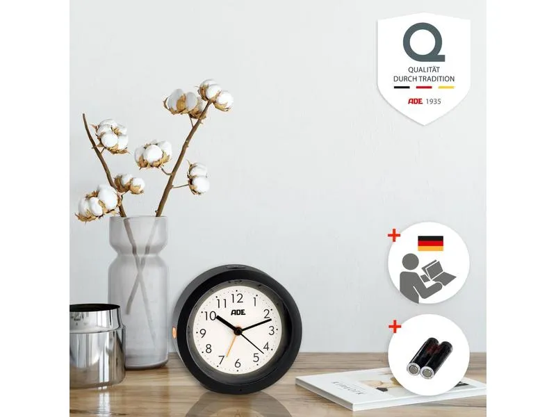 ADE Klassischer Wecker mit Nachtlicht-Sensor ADE Klassischer Wecker mit Nachtlicht-Sensor