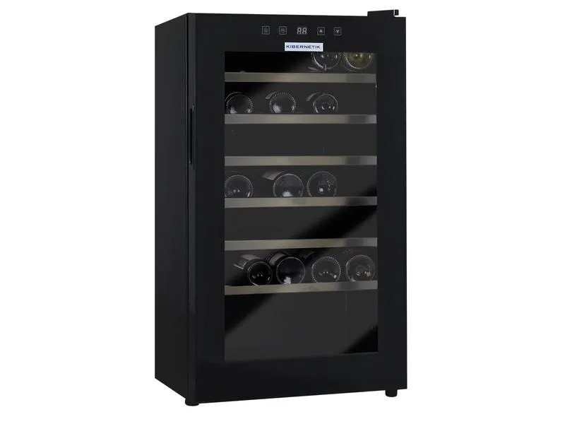 Kibernetik Weinkühlschrank M4801 Schwarz, Rechts Kibernetik Weinkühlschrank M4801 Schwarz, Rechts