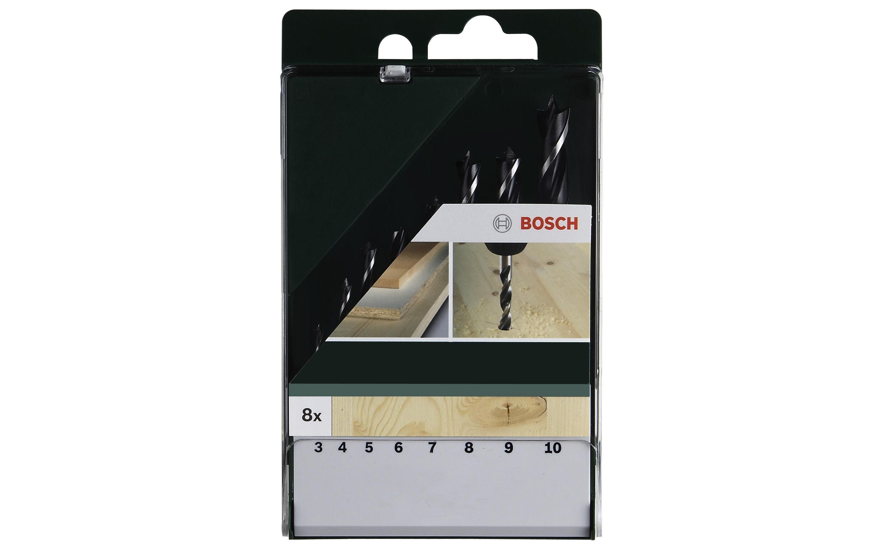 Bosch Holzbohrer-Set HSS 8-teilig Bosch Holzbohrer-Set HSS 8-teilig