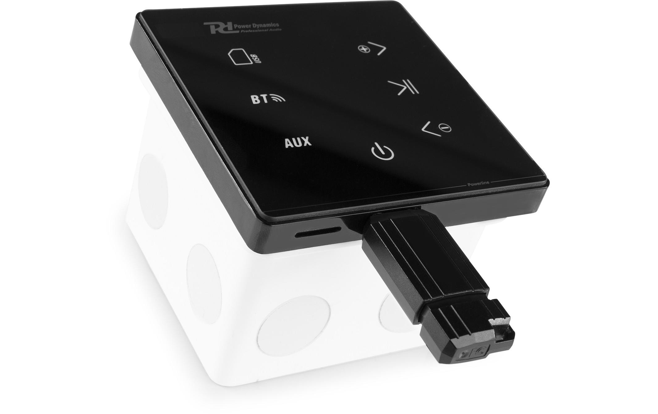 Power Dynamics Verstärker Pro Powerline A50B 2x 20W, Schwarz