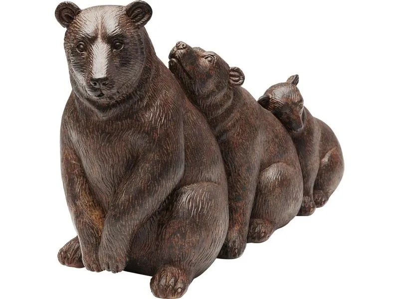Kare Dekofigur Relaxed Bear Family Braun Kare Dekofigur Relaxed Bear Family Braun
