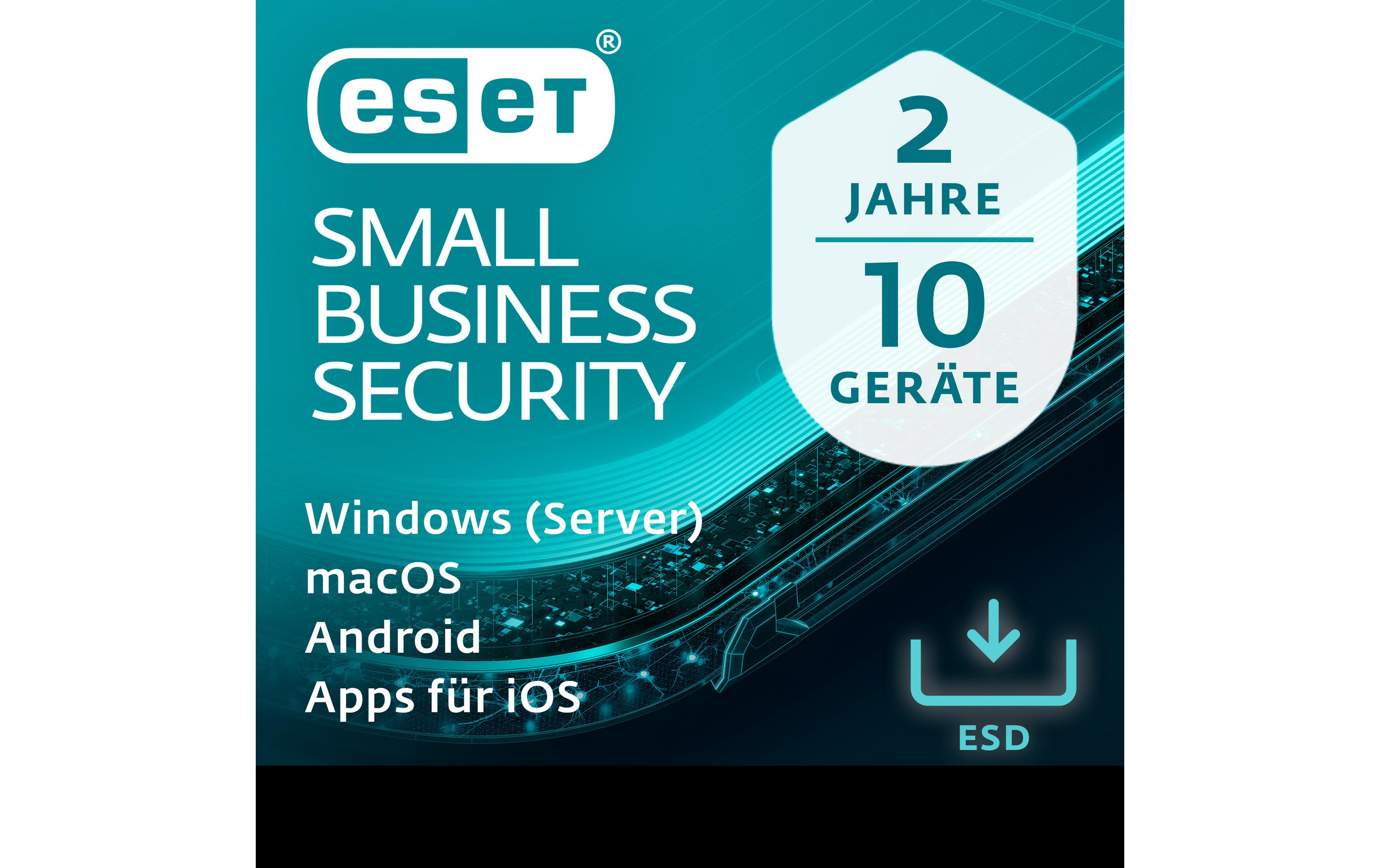 ESET Small Business Security ESD, Voll., 10 User, 2 Jahre, ML ESET Small Business Security ESD, Voll., 10 User, 2 Jahre, ML