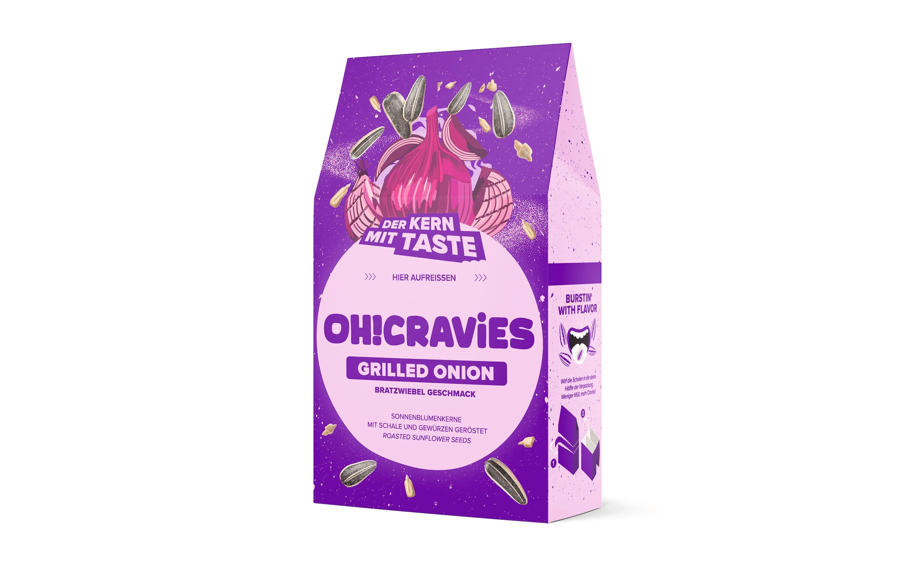 Cravies Sonnenblumenkerne Grilled Onion 60 g Cravies Sonnenblumenkerne Grilled Onion 60 g