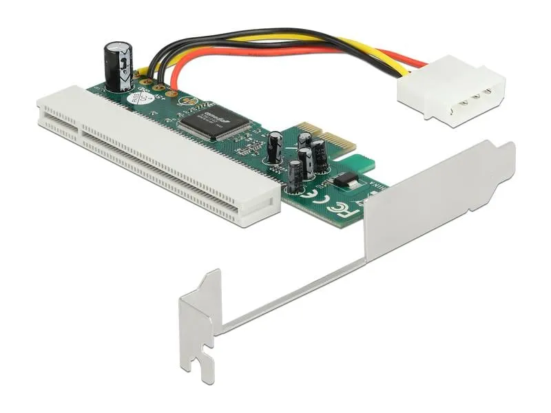 Delock PCI-E Riser Karte x1 zu 1 x PCI 32 Bit 5 V Slot