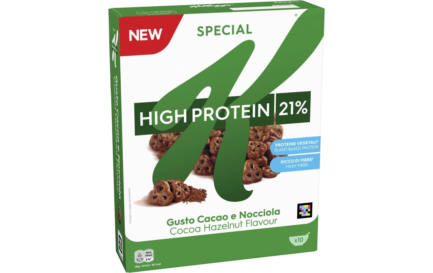 Kellogg's Cerealien Special K High Protein Cocoa Hazelnut 320 g Kellogg's Cerealien Special K High Protein Cocoa Hazelnut 320 g