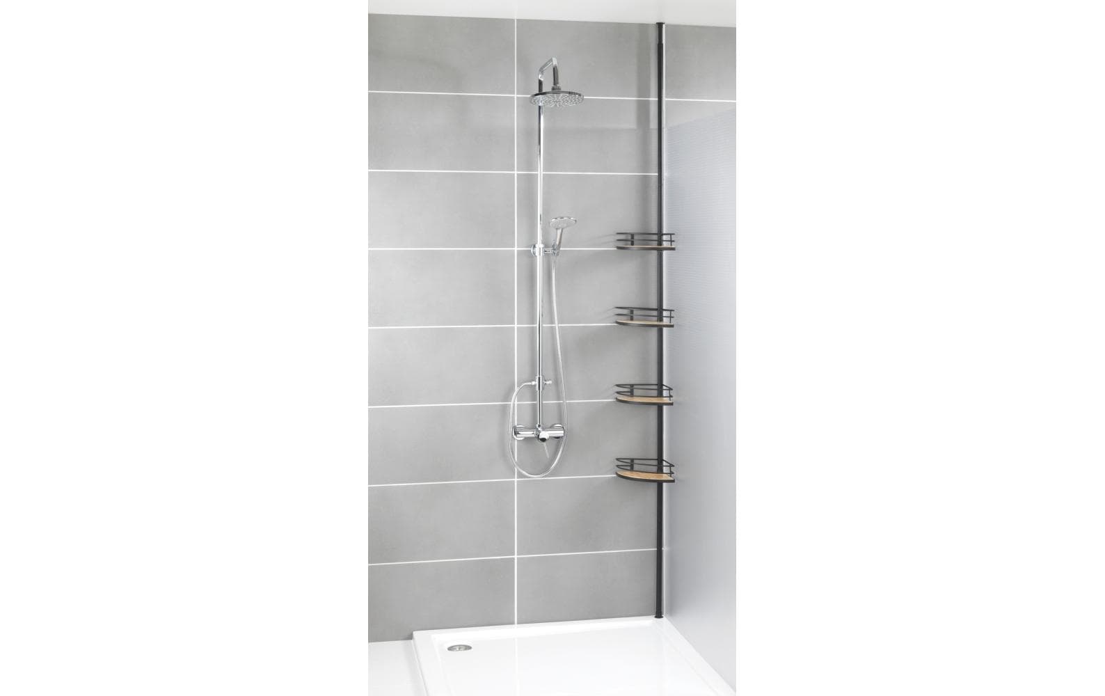 Wenko Bad-Utensilienhalter Dolcedo Schwarz