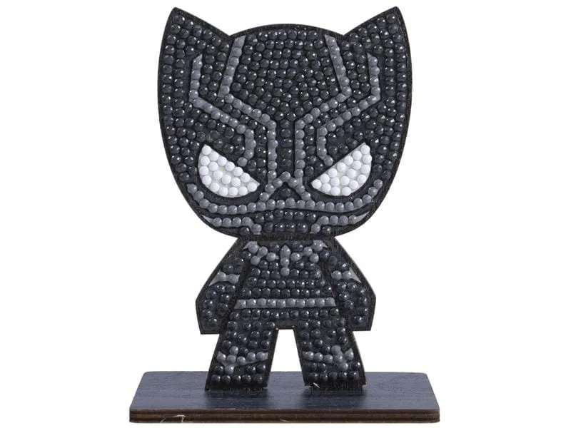 CRAFT Buddy Bastelset Crystal Art Buddies Black Panther Figur CRAFT Buddy Bastelset Crystal Art Buddies Black Panther Figur