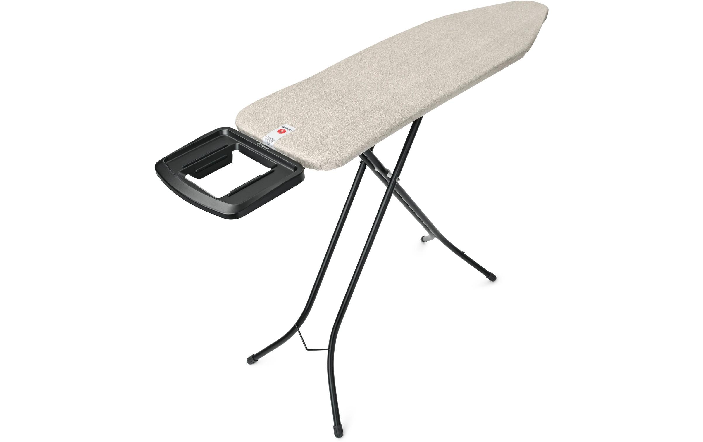 Brabantia Bügeltisch mit Dampfbügeleisenablage Denim Grey 124 x 38 cm