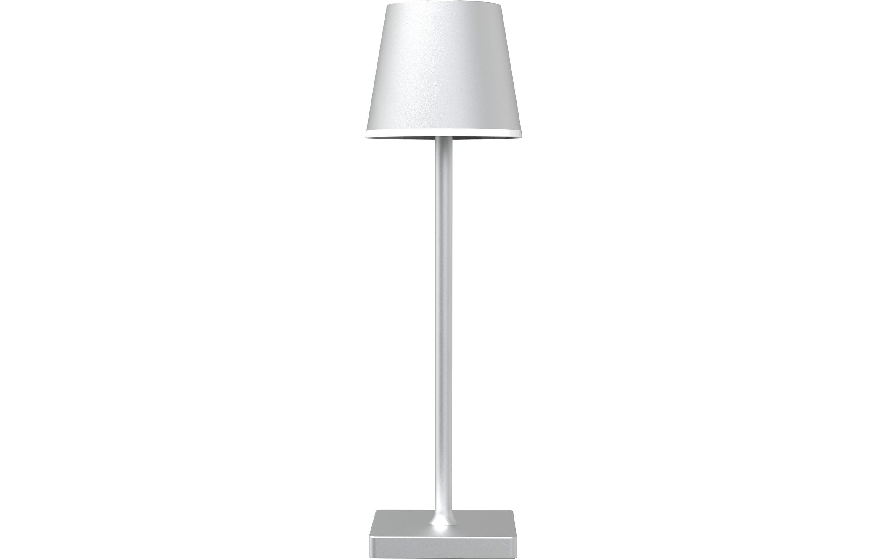 xoxo design ag Akku-Tischleuchte X2, 3W, 3000K, 38 cm, Silber xoxo design ag Akku-Tischleuchte X2, 3W, 3000K, 38 cm, Silber
