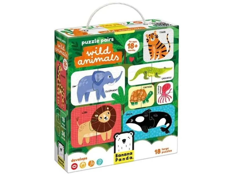 Banana Panda Puzzle Paare Wilde Tiere Banana Panda Puzzle Paare Wilde Tiere