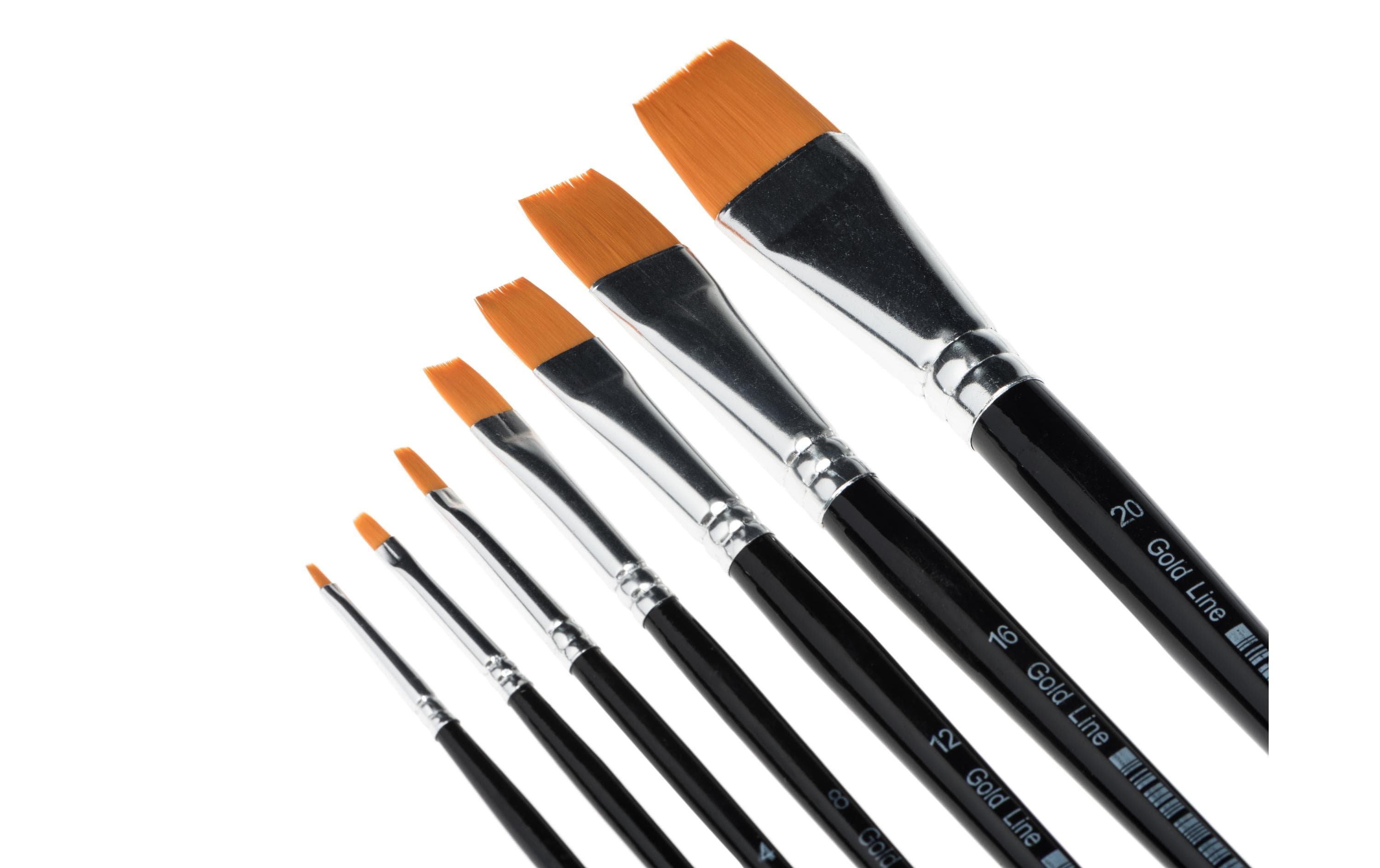 Creativ Company Nylonhaarpinsel Nylonhaar 84 Stück