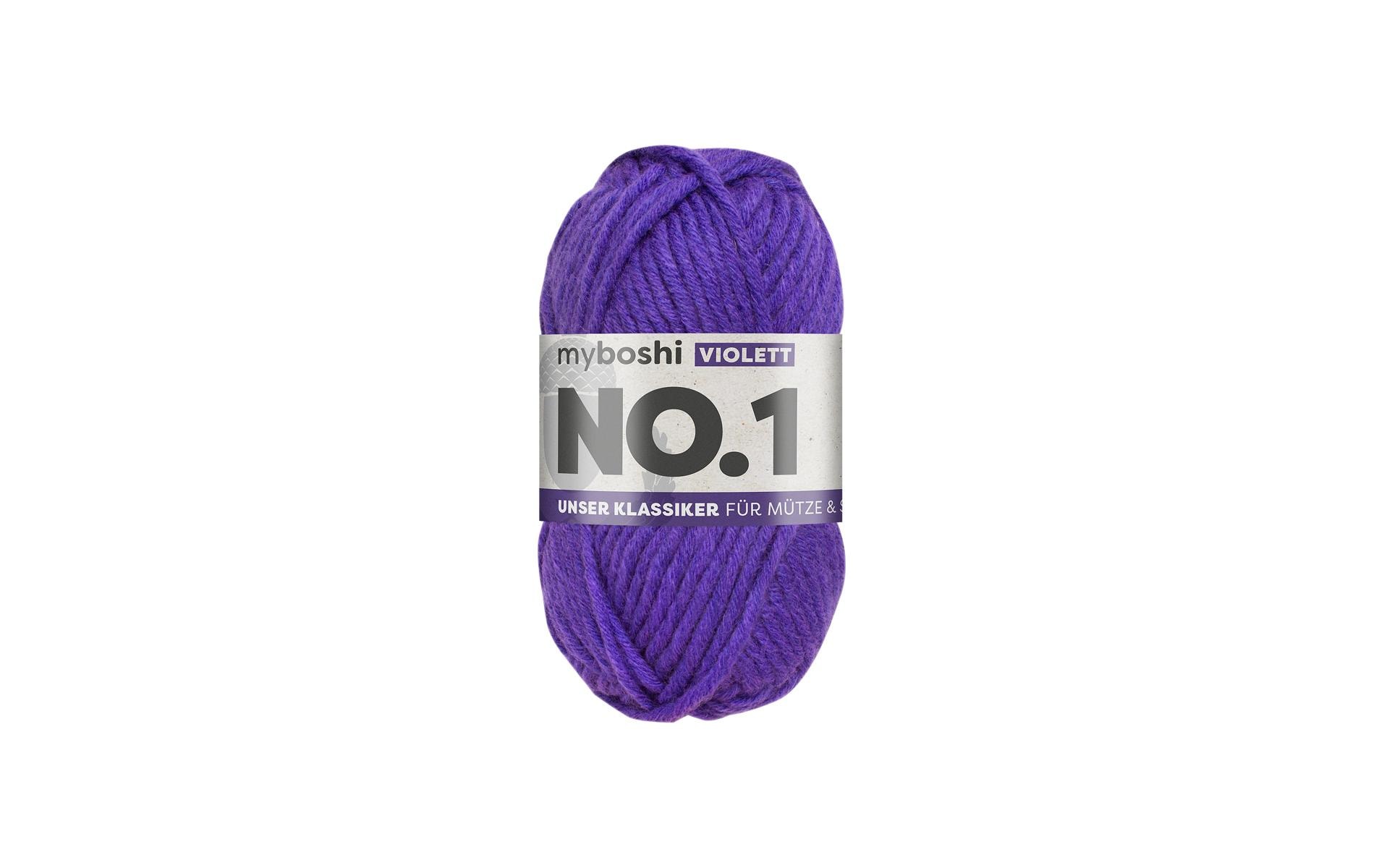 myBoshi Wolle Nr.1 Violett 50 g, 55 m